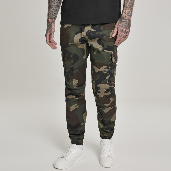 Urban Classics Camo Cargo Jogging pants 2.0 wood camo - Shop-Tetuan