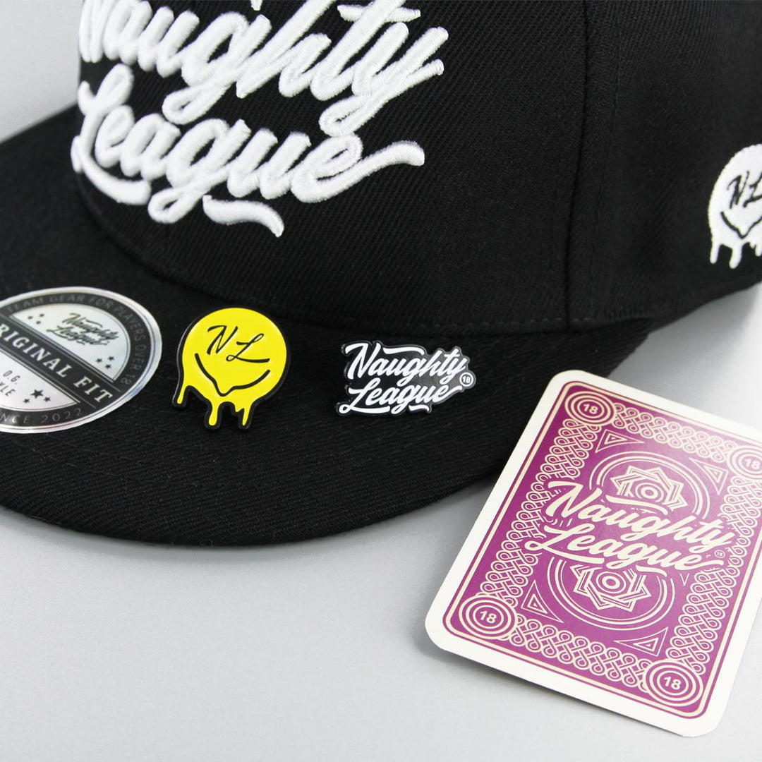 Naughty League Branded snapback black/white - Shop-Tetuan