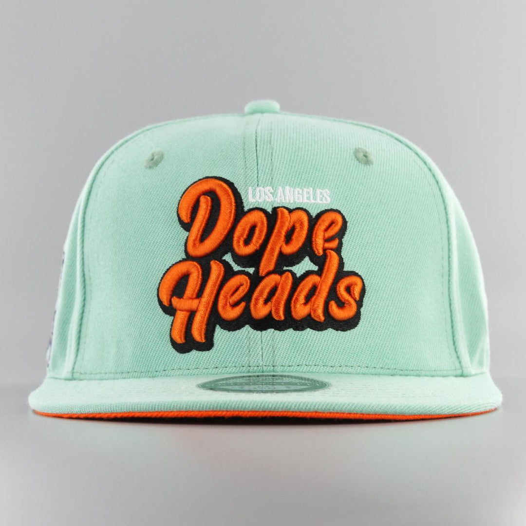 Naughty League Los Angeles Dope Heads fitted aqua - Shop-Tetuan