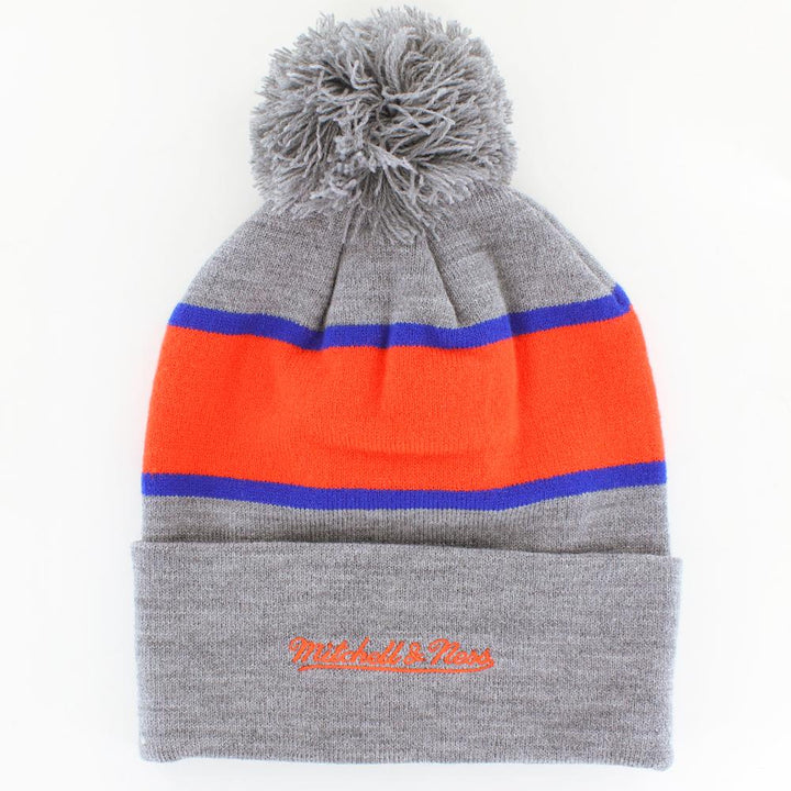 Mitchell & Ness Team Tone Knit beanie NY Knicks grey/orange - Shop-Tetuan