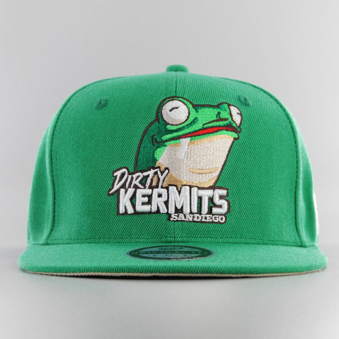 Naughty League San Diego Dirty Kermits fitted kelly green - Shop-Tetuan