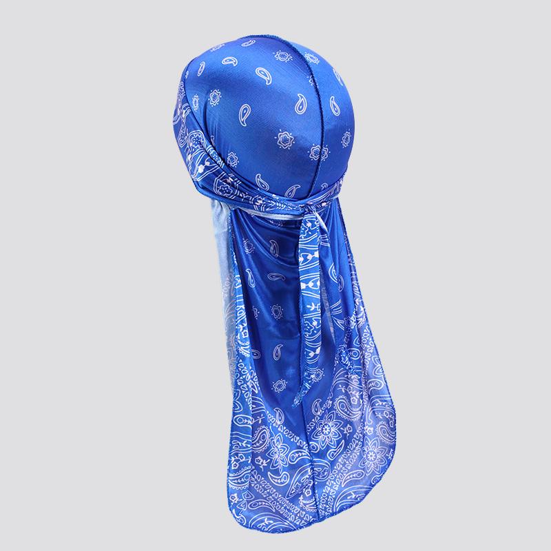 Paisley Silky Satin Du-Rag royal - Shop-Tetuan