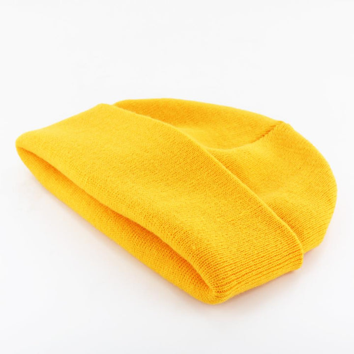 Yupoong heavyweight beanie gold - Shop-Tetuan