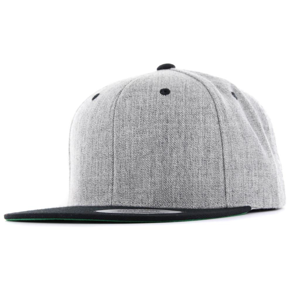 The Classics Yupoong snapback heather/blk - Shop-Tetuan