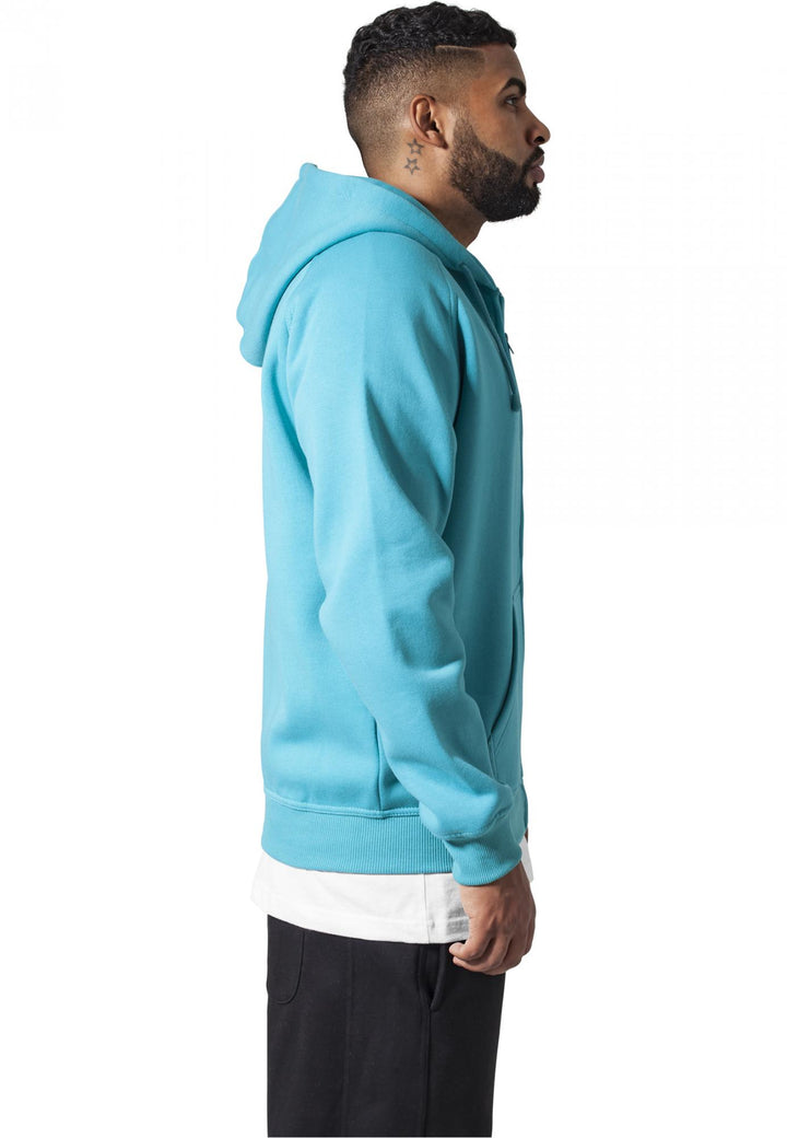 Urban Classics zip hoody aqua - Shop-Tetuan