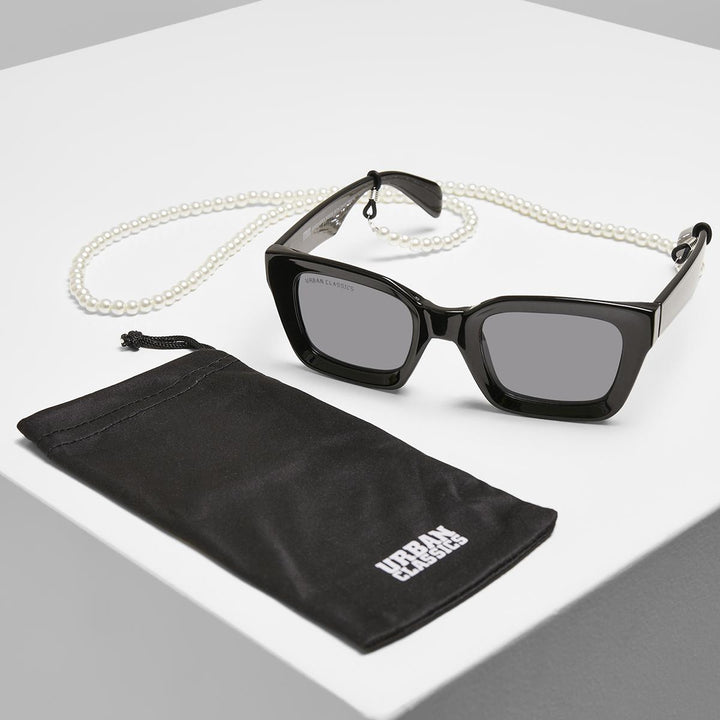 Urban Classics Sunglasses Poros With Chain black - Shop-Tetuan