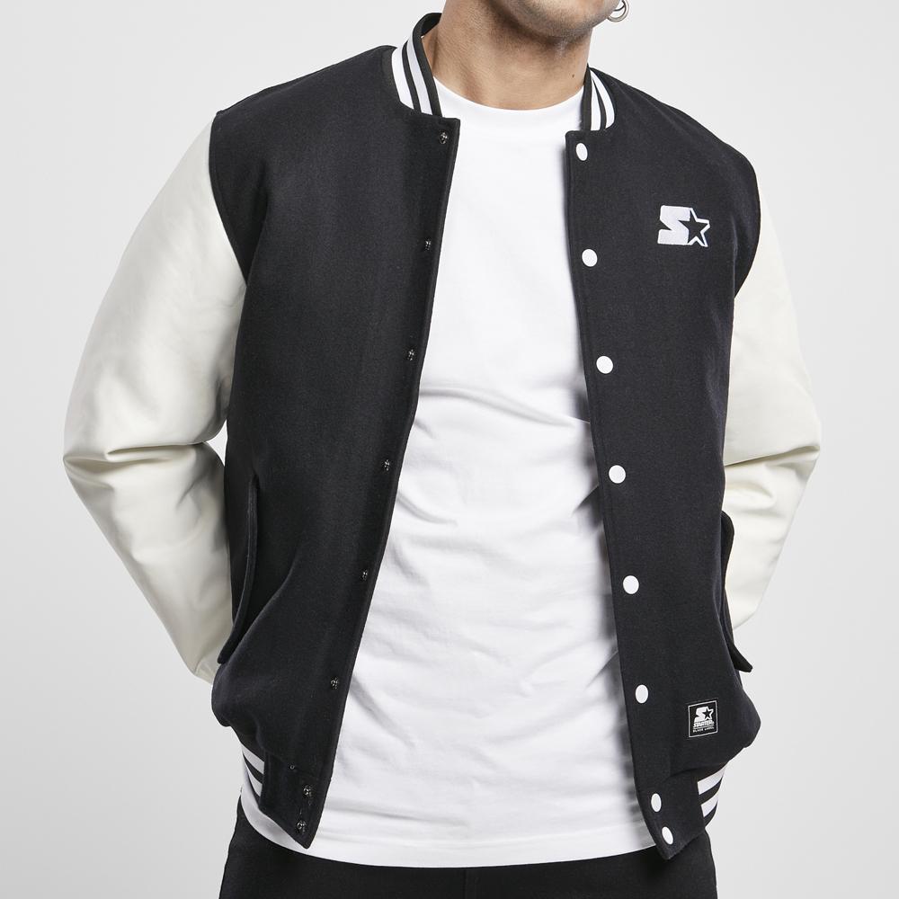 Starter College Jacket black/white - Shop-Tetuan