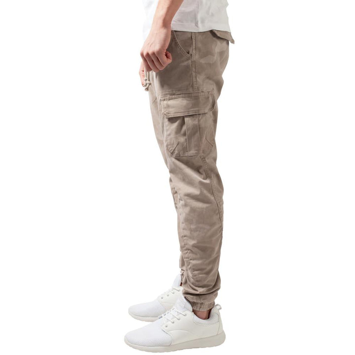 Urban Classics Camo Cargo Jogging pants sand camo - Shop-Tetuan