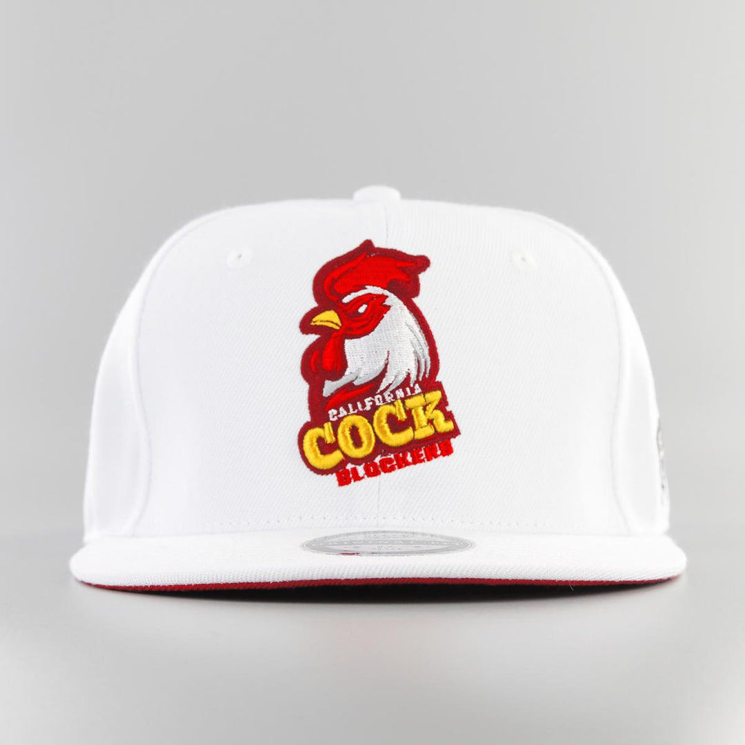 Naughty League California Cock Blocks snapback white - Shop-Tetuan