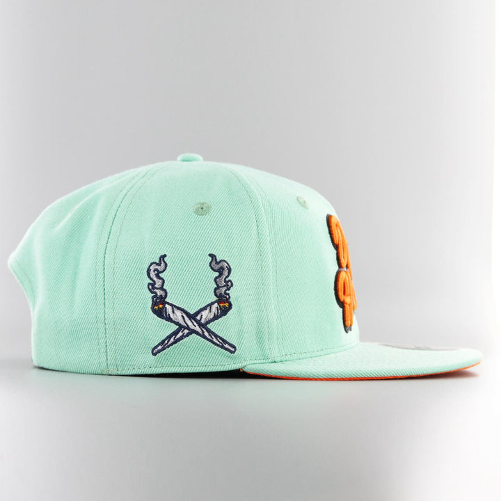 Naughty League Los Angeles Dope Heads snapback aqua - Shop-Tetuan