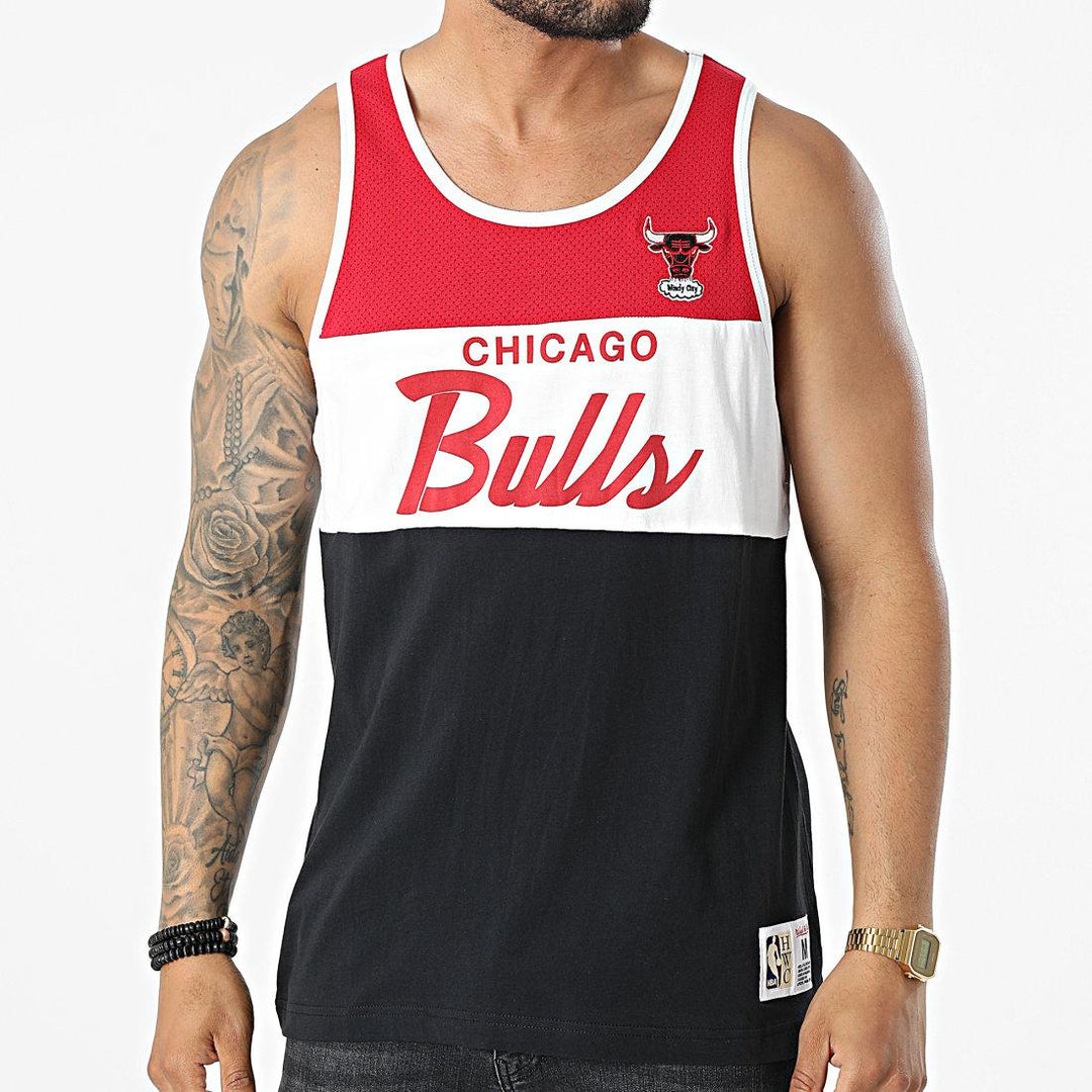 Mitchell & Ness Cotton Tank Top C Bulls black - Shop-Tetuan