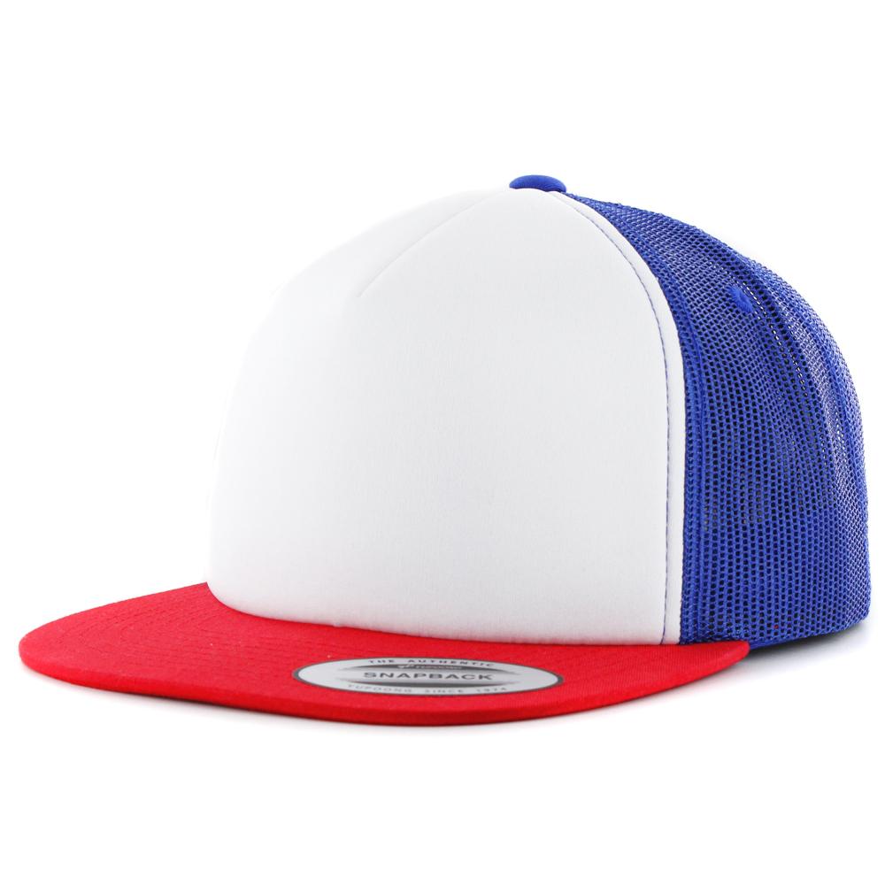 The Classics Yupoong foam trucker red/white/royal - Shop-Tetuan