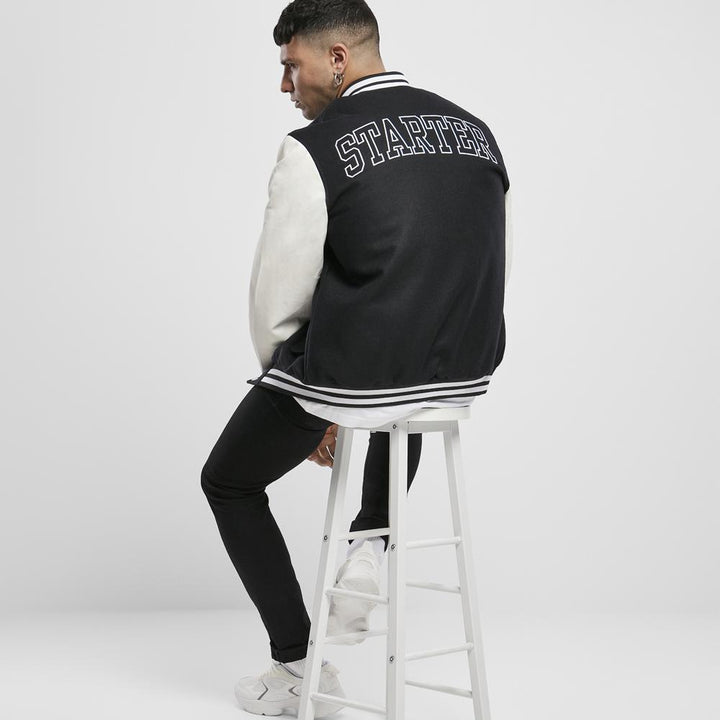 Starter College Jacket black/white - Shop-Tetuan