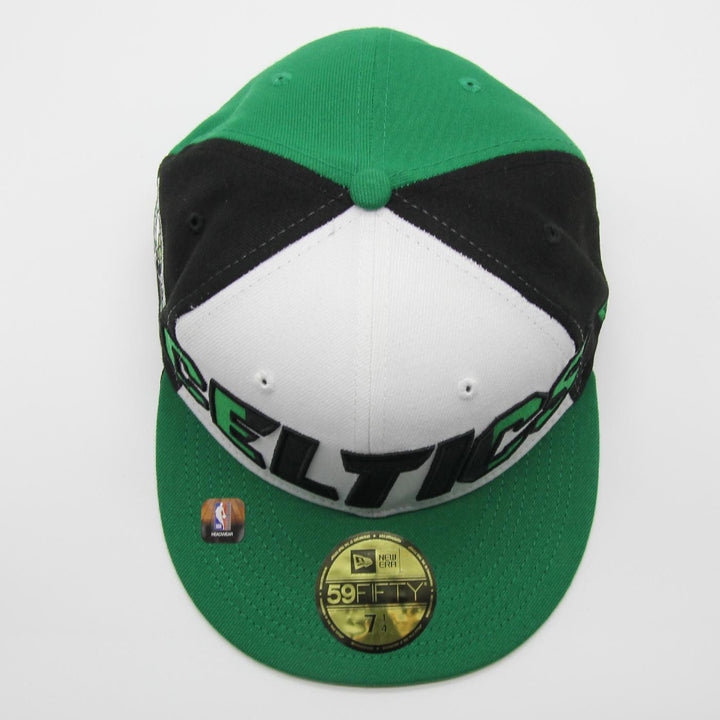 New Era NBA Authentics Back Half Edition 59Fifty B Celtics wht/green/blk - Shop-Tetuan