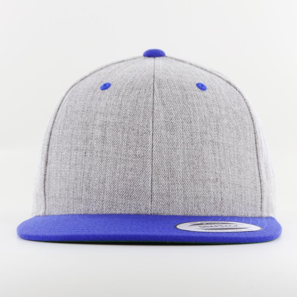 The Classics Yupoong snapback heather/royal - Shop-Tetuan