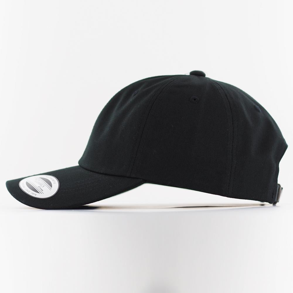 The Classics Yupoong low profile cotton twill cap black - Shop-Tetuan