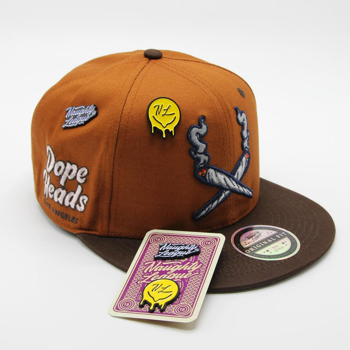 Naughty League Los Angeles Dope Heads Joint fitted beige/brown - Shop-Tetuan