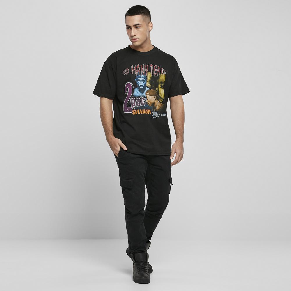 Mister Tupac So Many Tears Oversize Tee black - Shop-Tetuan