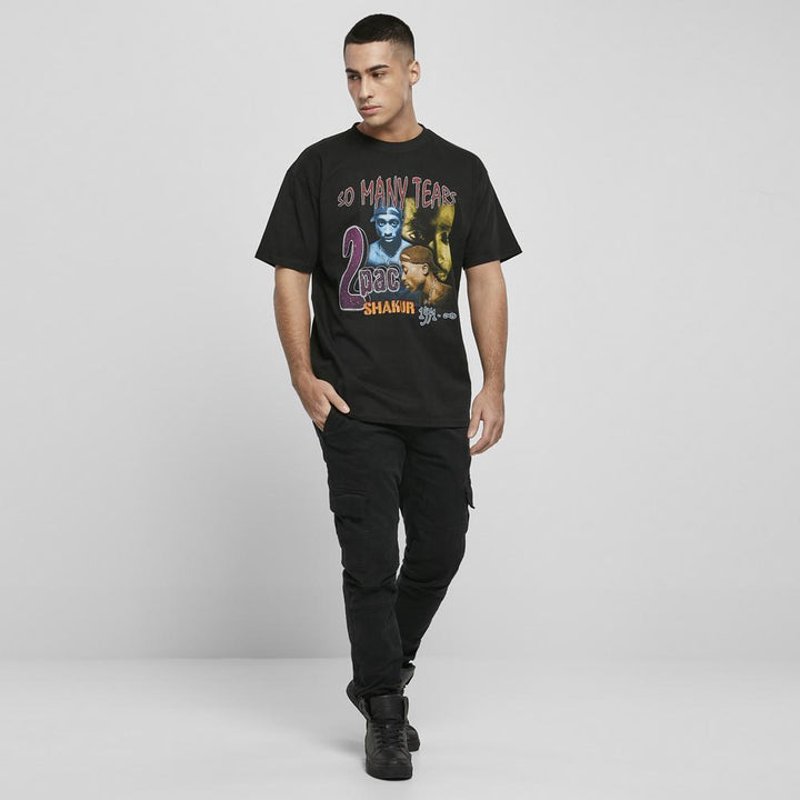 Mister Tupac So Many Tears Oversize Tee black - Shop-Tetuan