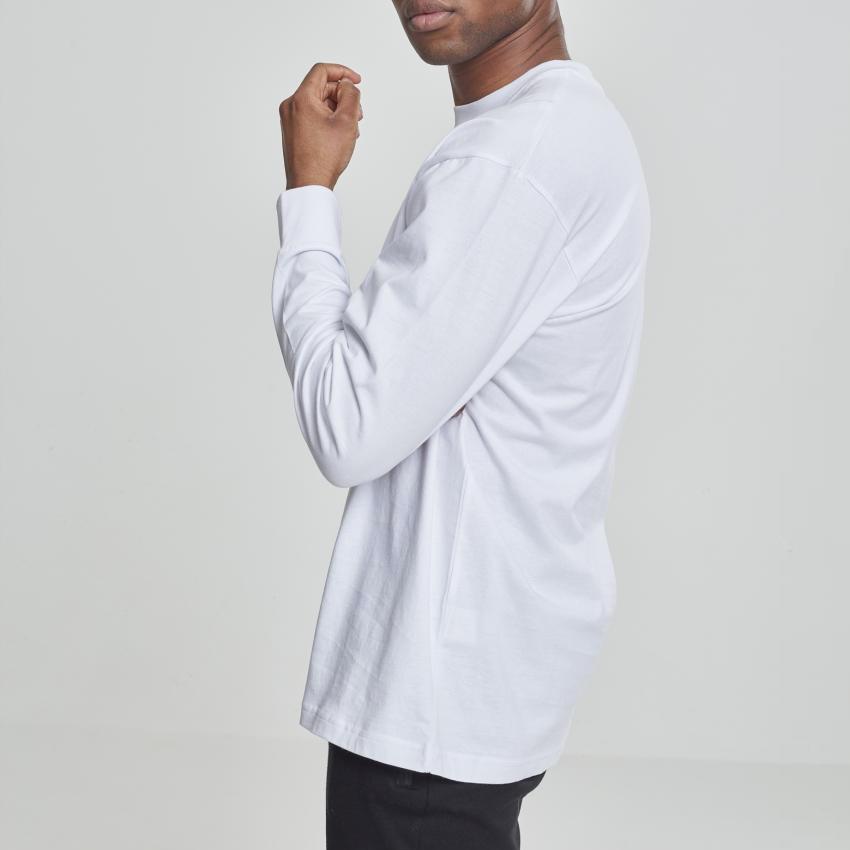 Urban Classics tall tee l/s white - Shop-Tetuan