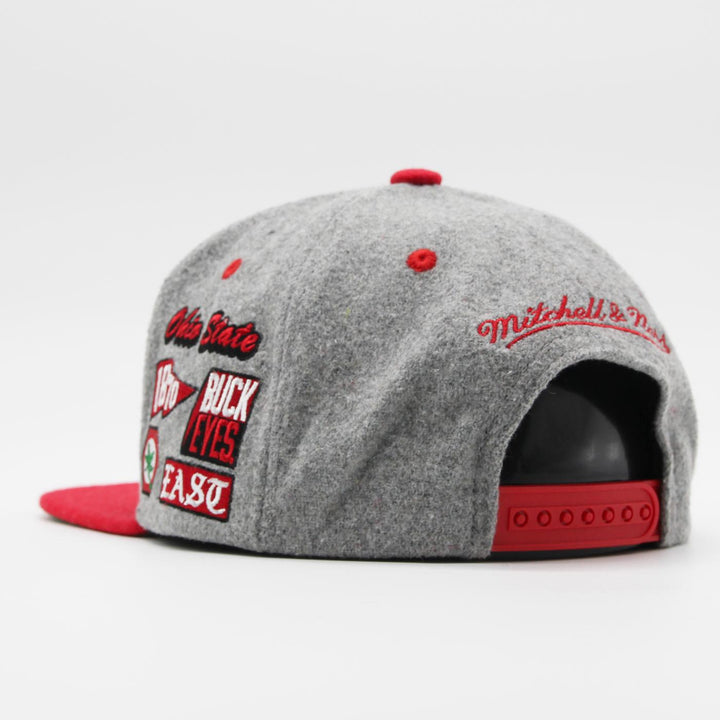 Mitchell & Ness Melton Patch snapback Ohio State grey - Shop-Tetuan