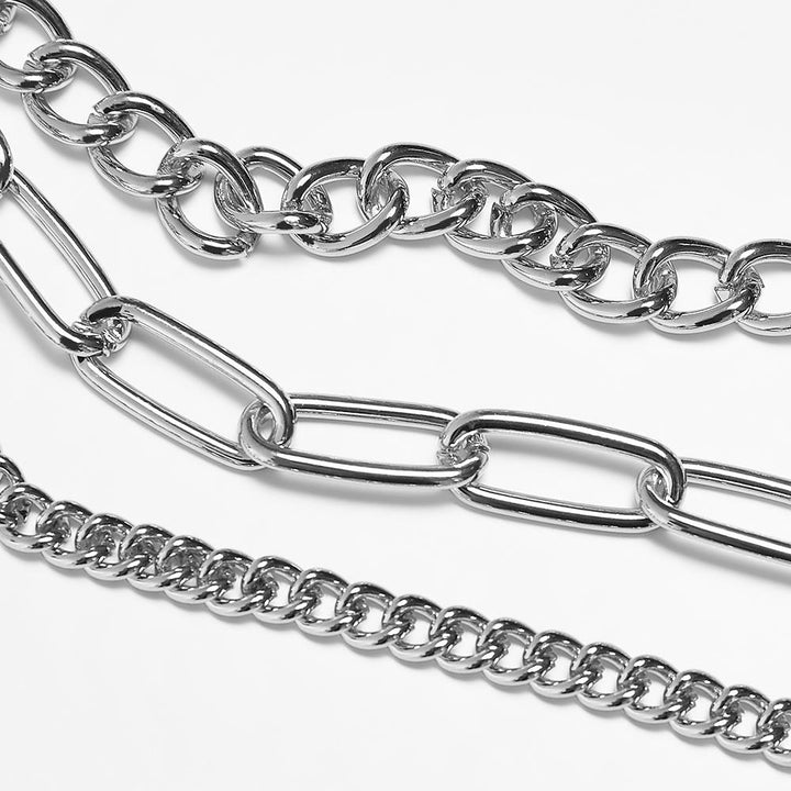 Urban Classics Layering Chain Necklace silver - Shop-Tetuan