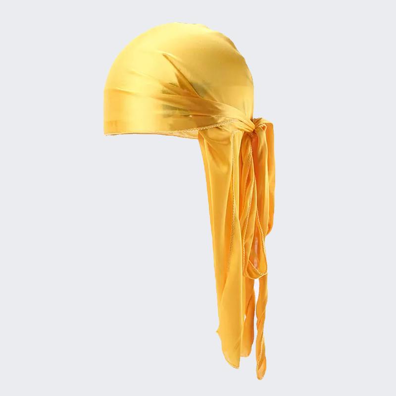 Silky Satin Du-Rag yellow - Shop-Tetuan