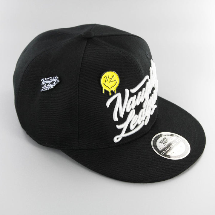 Naughty League Branded snapback black/white - Shop-Tetuan