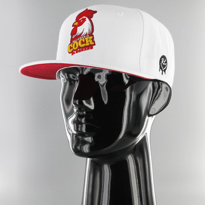 Naughty League California Cock Blocks snapback white - Shop-Tetuan