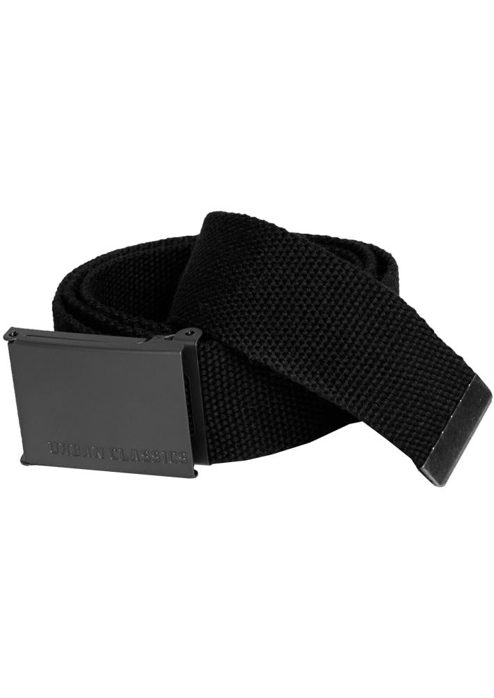 Urban Classics Canvas Belts black - Shop-Tetuan