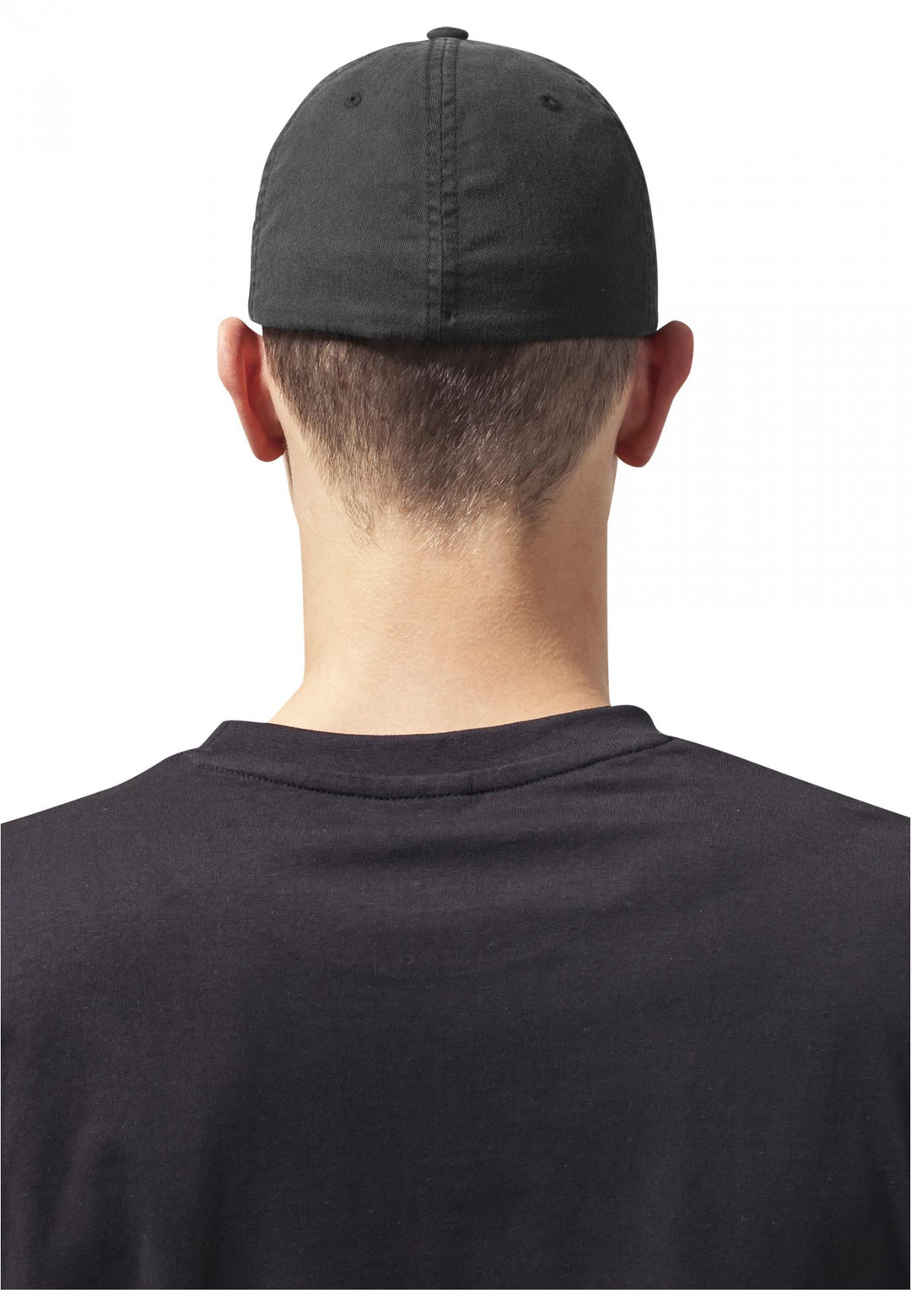 Flexfit Garment Washed cotton cap black - Shop-Tetuan