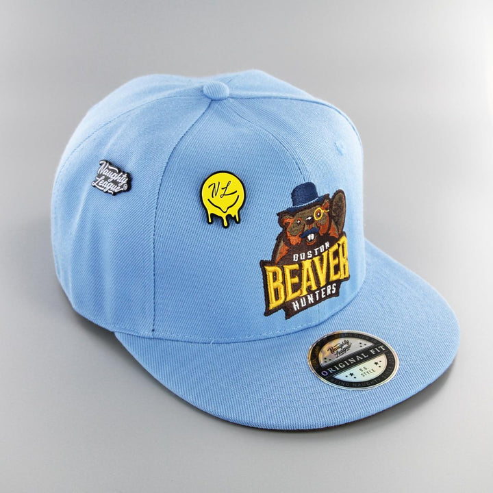 Naughty League Boston Beaver Hunters snapback baby blue - Shop-Tetuan