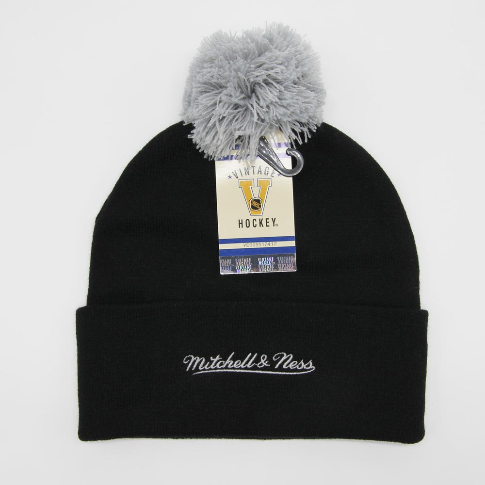 Mitchell & Ness NHL Punch Out Pom Knit beanie LA Kings black - Shop-Tetuan