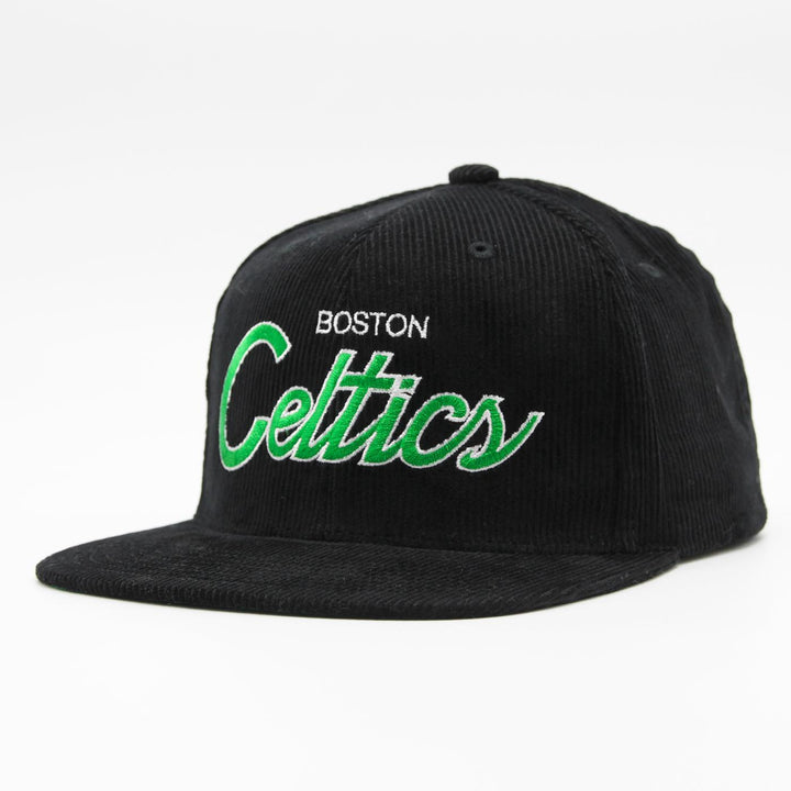 Mitchell & Ness NBA Cord Script snapback HWC B Celtics black - Shop-Tetuan