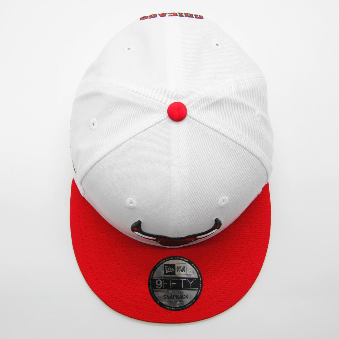 New Era Crown Patches white 9Fifty C Bulls white/red - Shop-Tetuan