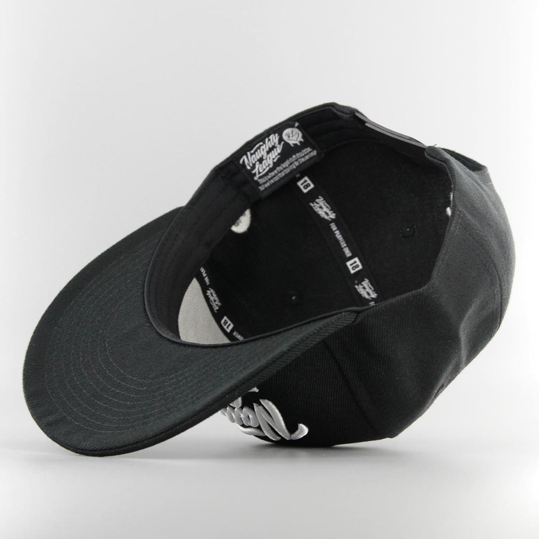 Naughty League Branded snapback black/white - Shop-Tetuan