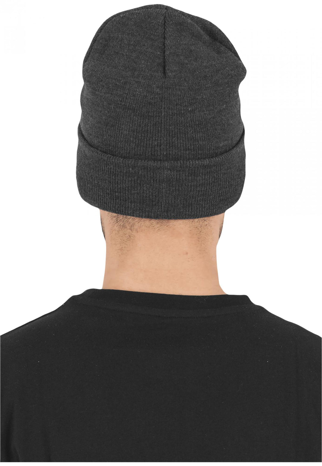 Yupoong heavyweight long beanie charcoal - Shop-Tetuan