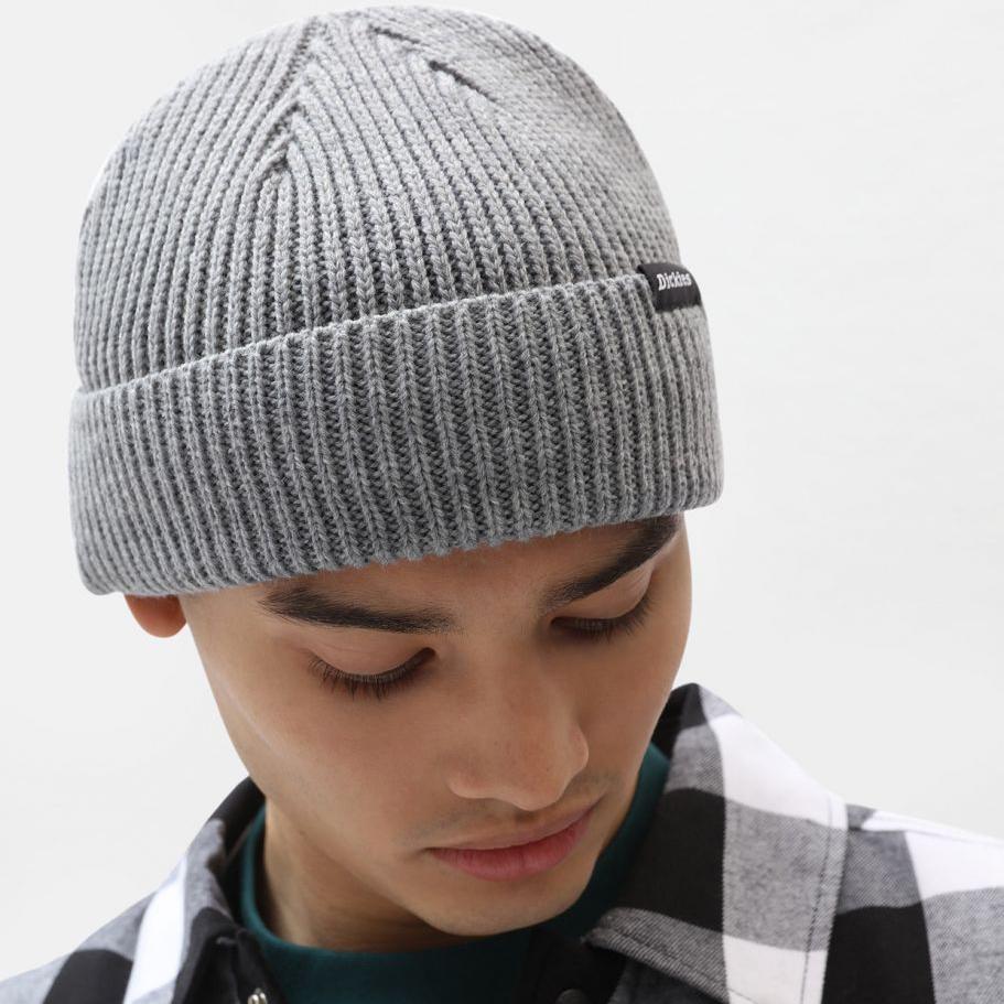 Dickies Woodworth beanie grey melange - Shop-Tetuan