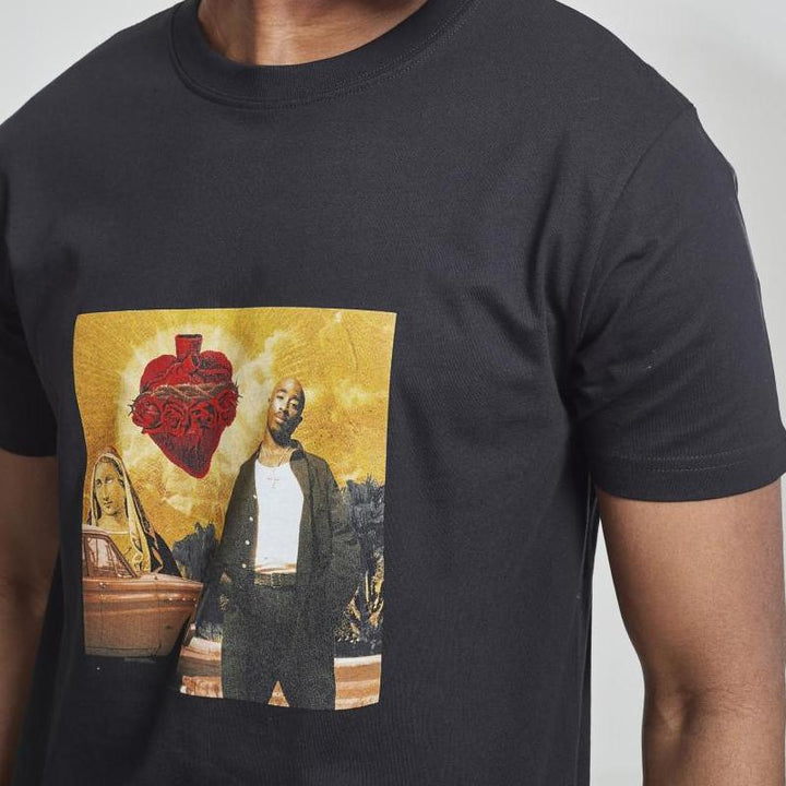 Mister Tupac Sacred Heart tee black - Shop-Tetuan