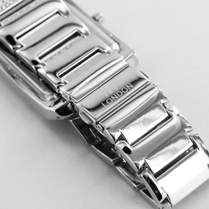 NY London Rectangular Watch silver - Shop-Tetuan