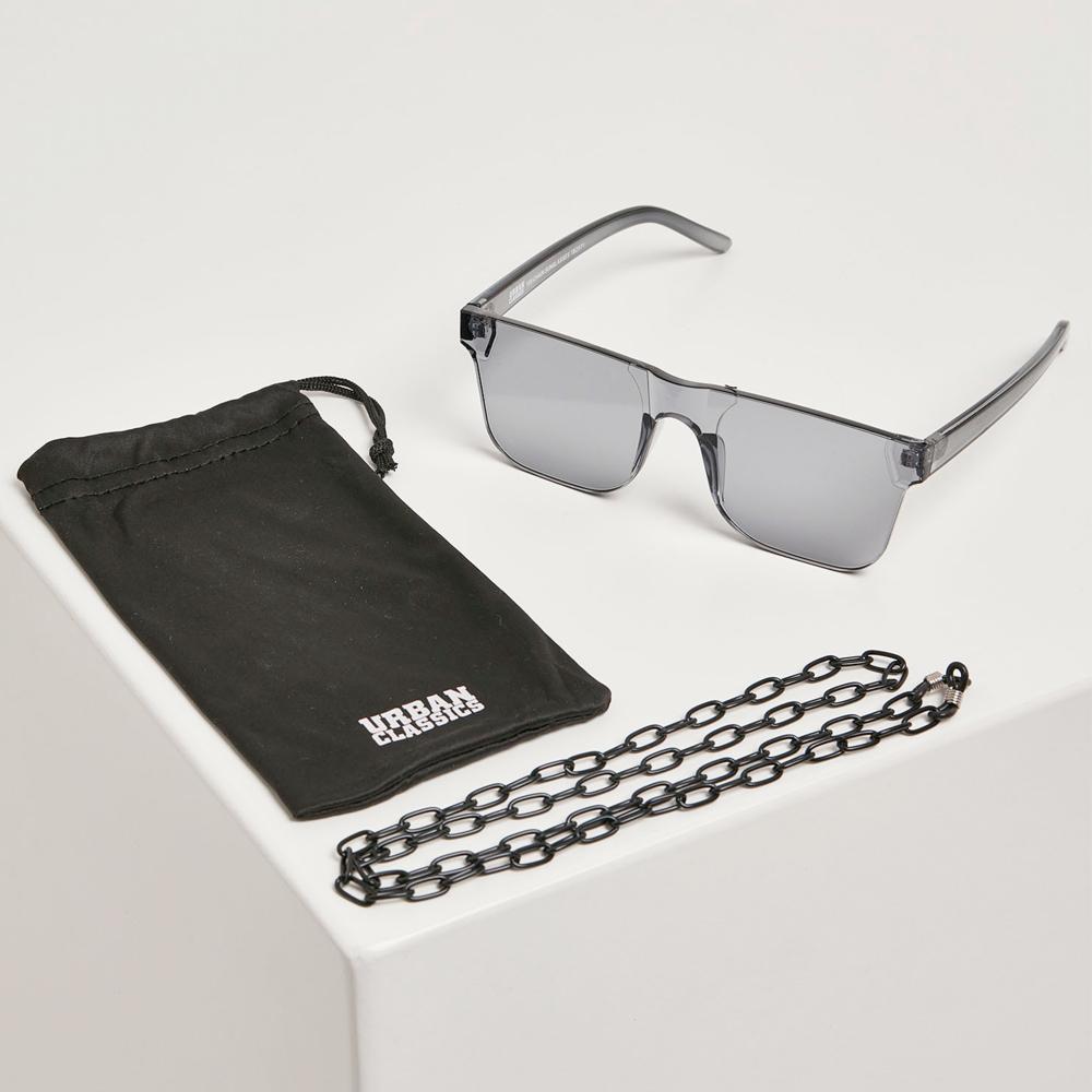 Urban Classics 105 Chain Sunglasses black transparent - Shop-Tetuan