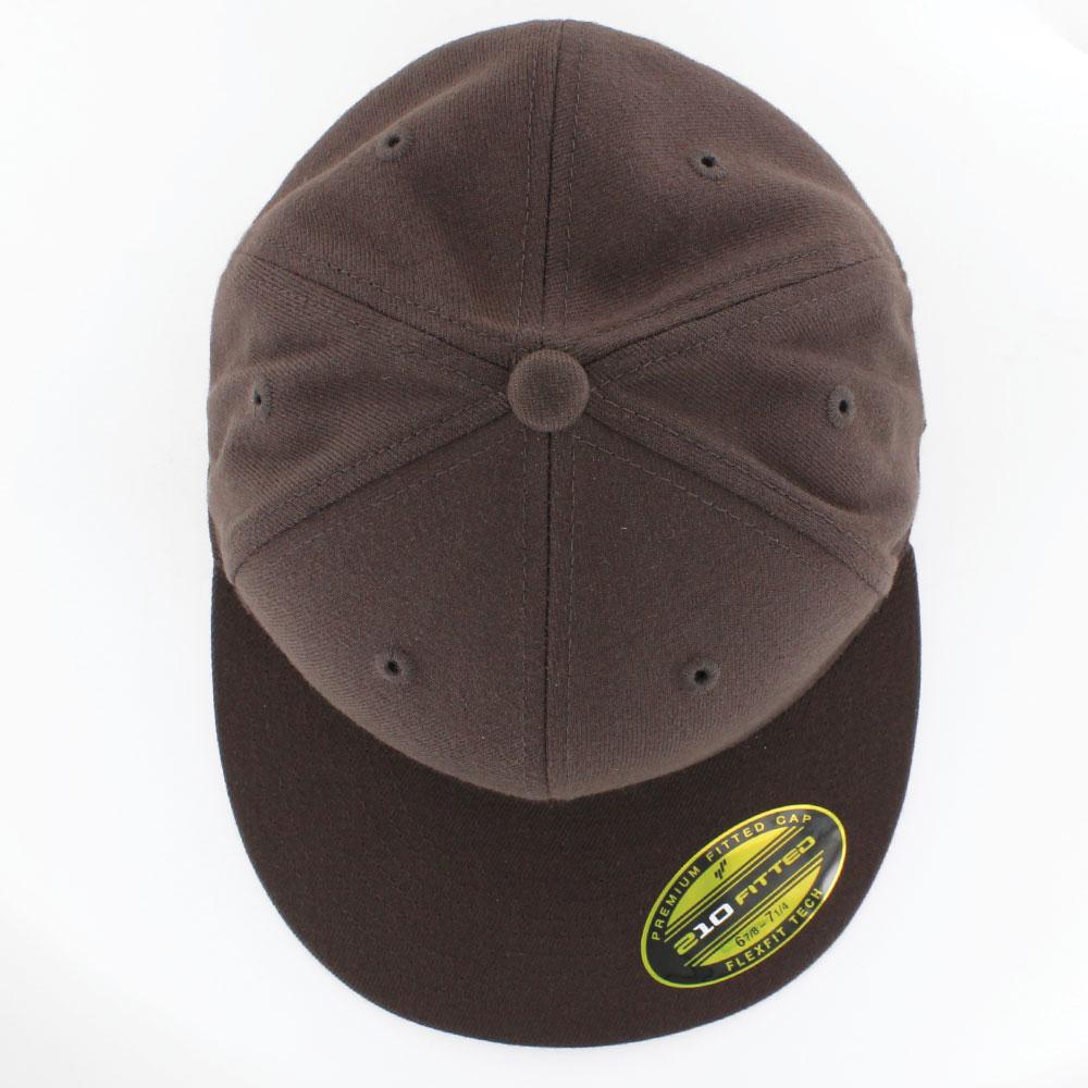 Premium 210 Fitted cap brown - Shop-Tetuan