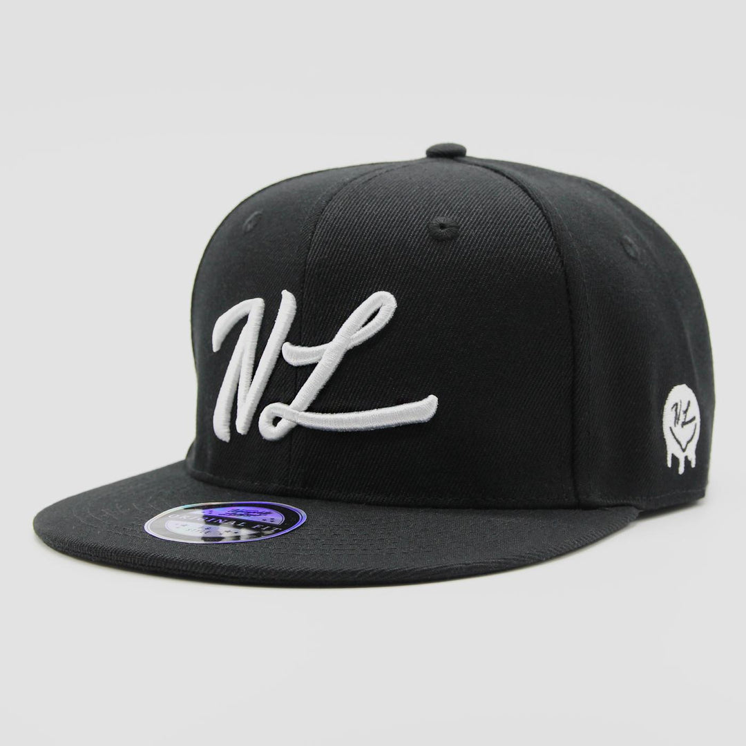 Naughty League Icon Basic Snapback black/white - Shop-Tetuan