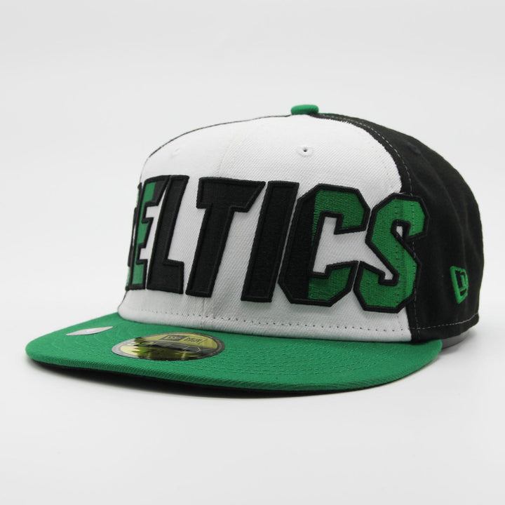 New Era NBA Authentics Back Half Edition 59Fifty B Celtics wht/green/blk - Shop-Tetuan