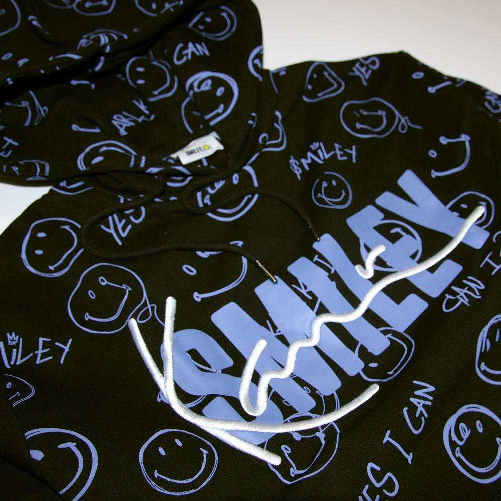 Karl Kani Signature Smiley hoodie black - Shop-Tetuan