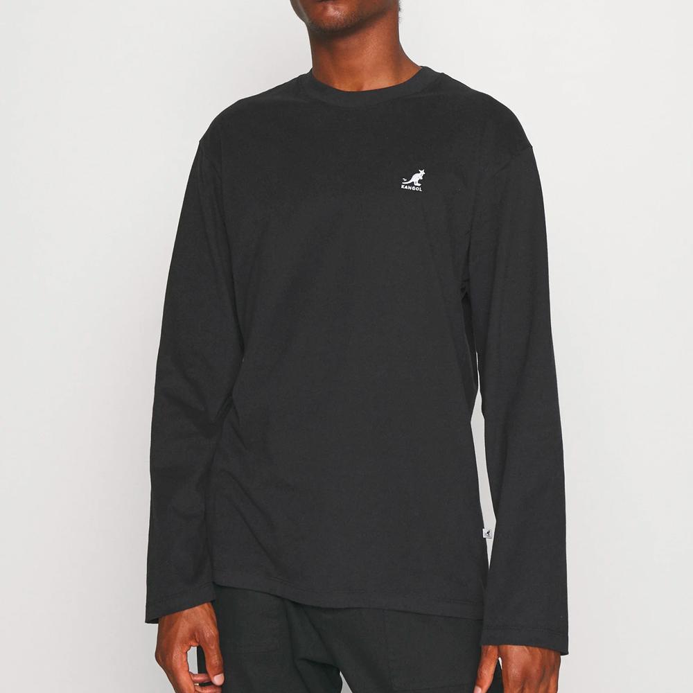 Kangol Harlem long sleeve tee faded black - Shop-Tetuan