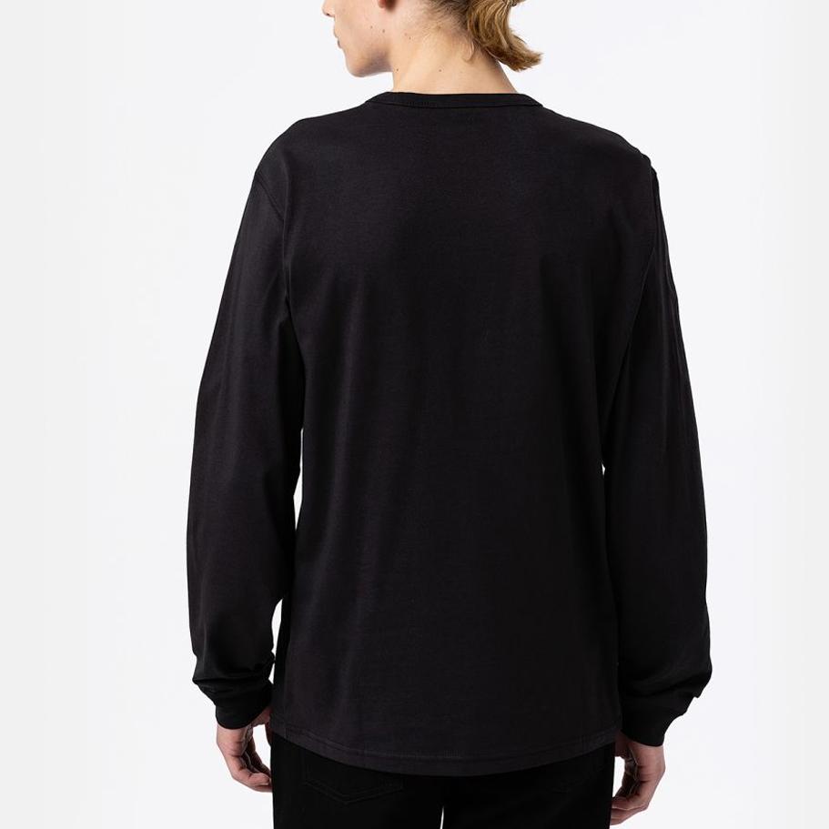 Dickies Aitkin tee l/s black/arfrce bl - Shop-Tetuan