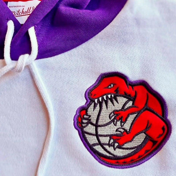 Mitchell & Ness Fusion Fleece 2.0 T Raptors purple/white - Shop-Tetuan