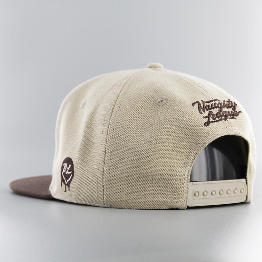 Naughty League Houston Horndogs snapback khaki/brown - Shop-Tetuan