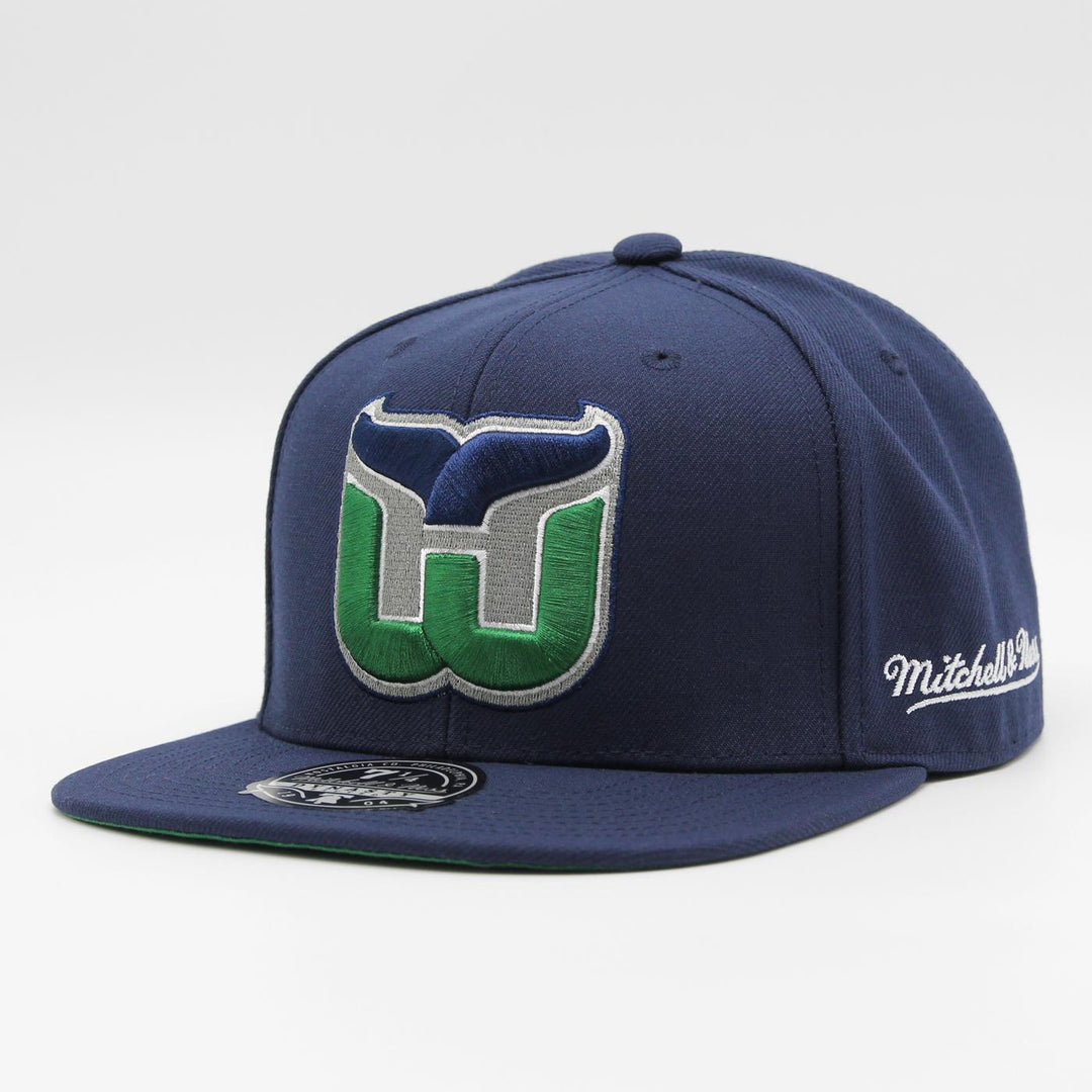 Mitchell & Ness NHL Vintage Fitted H Whalers navy - Shop-Tetuan